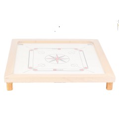 UBERGAMES Karromspiel Carrom-Fusschen zum Unterstellen Игра Карром Карром ноги положить под