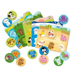 Montessori LOTTO. Bewohner der Erde ЛОТО. жители земли