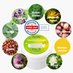 Casida THYMIANBALSAM mit Myrte fur Kinder БАЛЬЗАМ ТИМАНОВЫЙ с миртом для детей