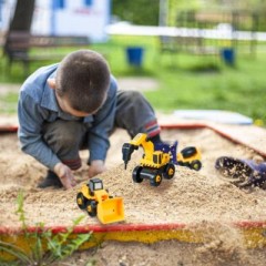 relaxdays Baustellenfahrzeuge Kinder 6-tlg. Set Строительные машины детские 6 шт. установлен