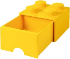 LEGO LEGO Aufbewahrungsbox 4er gelb mit Schublade, 25 x 25 x 18 cm Набор ящиков для хранения LEGO из 4 желтых ящиков с выдвижным ящиком, 25 x 25 x 18 см.