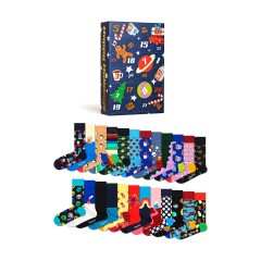 Happy Socks Socken #x27;24-Pack Happy Holidays Socks Gift Set#x27; 36-40 носки #x27;подарочный набор из 24 носков Happy Holidays #x27;