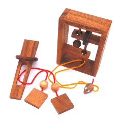 ROMBOL Seilpuzzle-Set mit unterschiedlichen Веревочный пазл с разными