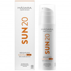 MADARA Weightless Sun Milk SPF 20  Невесомое молочко для загара SPF 20