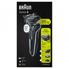 Braun Elektrischer Rasierer fur Manner quot;Series 5 51-W4650csquot; in Schwarz Электробритва мужская "Series 5 51-W4650cs" в черном