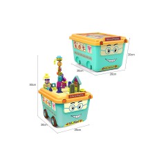 Hocan Kunststoff Bausteine Spielzeug Padagogisches Spielzeug Игрушки из пластиковых строительных блоков Развивающие игрушки