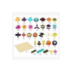 Hocan Kunststoff Bausteine Spielzeug Padagogisches Spielzeug Игрушки из пластиковых строительных блоков Развивающие игрушки