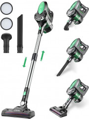 meeteu meeteu Akku-Stielstaubsauger Kabellos Mit abnehmbarem Akku, 120,00 W, Akkustaubsauger, Laufzeit 35 Minuten  Беспроводной пылесос Meeteu, беспроводной со съемным аккумулятором, 120,00 Вт, беспроводной пылесос, время работы 35 минут