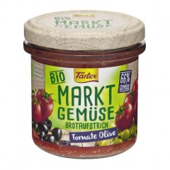 Tartex Bio Marktgemuse Brotaufstrich Tomate Olive Оливки 135 г