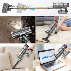 aonus aonus Akku-Hand-und Stielstaubsauger, 500,00 W, Beutellos, 33000Pa 500W Staubsauger Kabellos Starke Saugsleistung, bis zu 60 Min  Беспроводной руной пылесос aonus, 500,00 Вт, без мешка, 33000 Па, беспроводной пылесос 500 Вт, сильная мощность всасыва